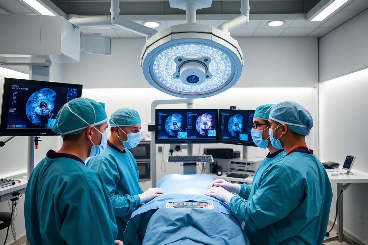 Robotik cerrahi ameliyathanesi ve ekip